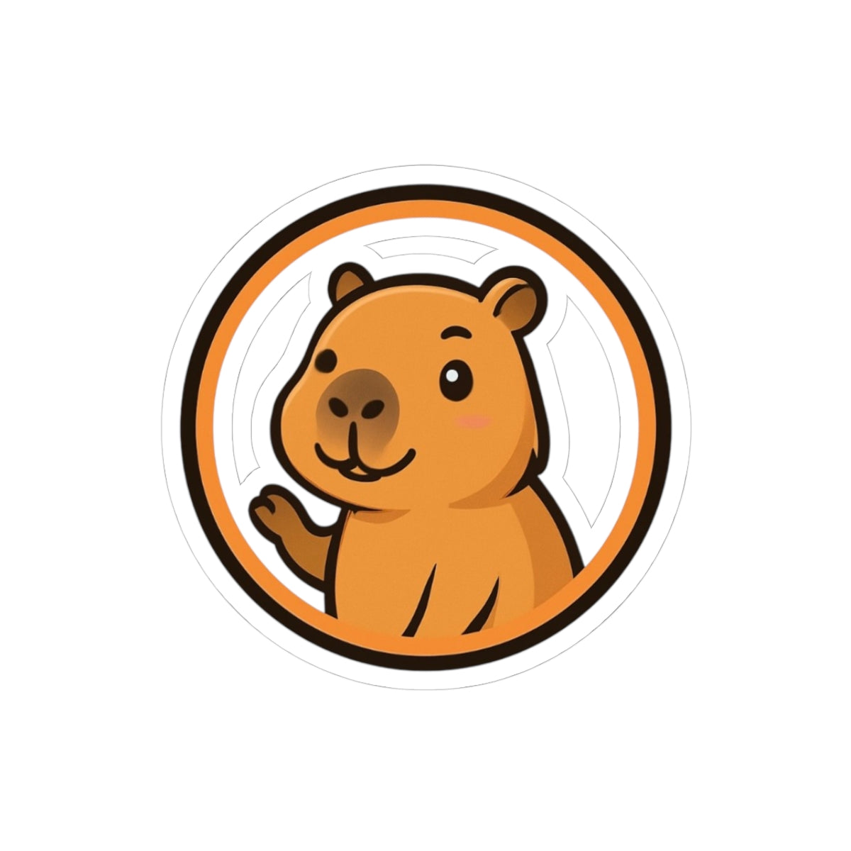 Cute Wombat Kiss-Cut Stickers, Laptop Decals, Animal Art, Scrapbooking Decor, Unique Gifts for Animal Lovers