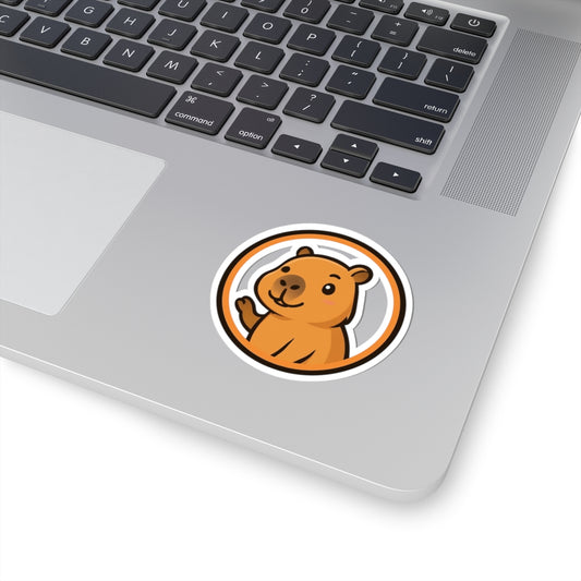 Cute Wombat Kiss-Cut Stickers, Laptop Decals, Animal Art, Scrapbooking Decor, Unique Gifts for Animal Lovers